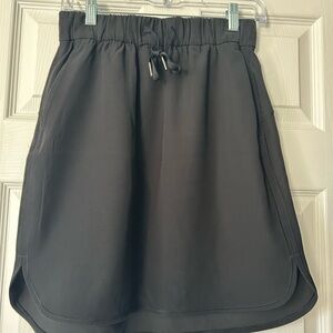 lululemon athletica Black Drawstring Athletic Skirt